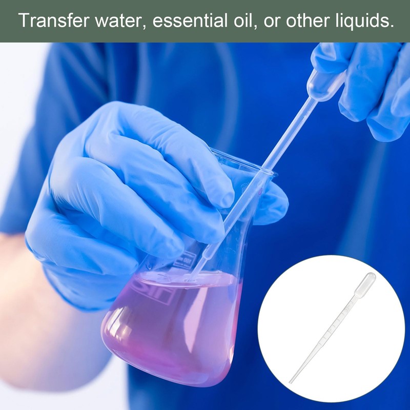 YOKIVE 30 Pcs Disposable Pipette, Lab Dropper with Tip, Transfer