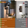 Easyusahome 2-Pack Modern Outdoor Wall Lights, 15W LED Exterior Lighting