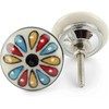 Ajuny Ceramic Knobs and Pulls for Dresser Drawers Kitchen Cabinets