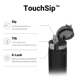 Super Sparrow Children's Tritan Water Bottle, 500 ml, BPA-Free, Ideal Sports Bottle, Straw Drinking Bottle for Sports, Outdoor and Camping, Lightweight, Sustainable