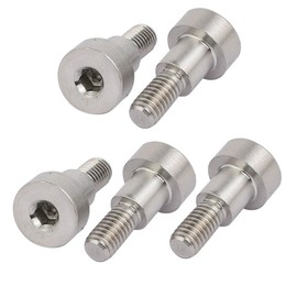 Sourcingmap 304 Stainless Steel Hex Socket Shoulder Bolt 8mm Shoulder Dia 8mm Shoulder Length M6 Thread 5pcs