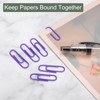 sourcing map 200 Pcs Paper Clips, Office Clips Smooth Surface