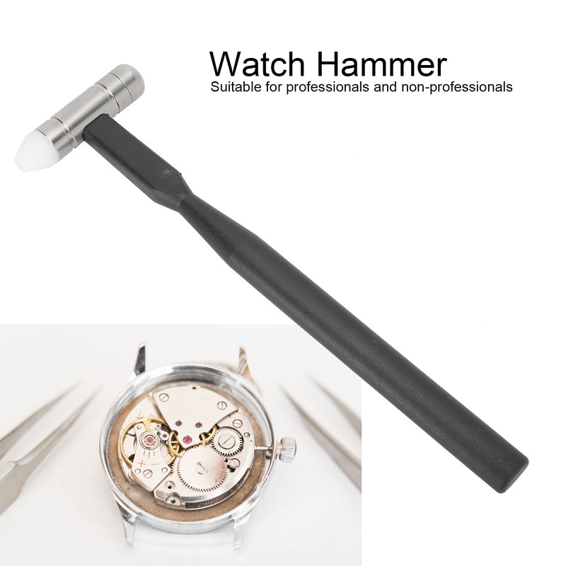 Watch Repairing Hammer Metal Plastic Dual Head Professional Processing Hammer
