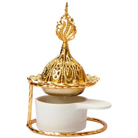 Anneome Aroma Lamps Essential Oil Heater Scented Oil Burner Warmer Ceramic Candle Holder Aroma Diffuser for Home Ceramic Essential Oil Diffuser tealight Candle Holder Essential Oil Burner