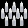 10pcs10ml Lab Dropping Bottles,Squeezable Plastic Liquid Dropper Bottles,Empty Eye Liquid
