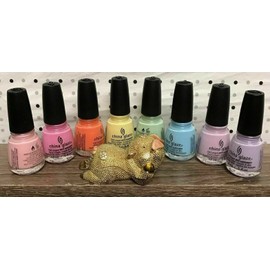 China Glaze PASTELS 2017 Collection Full 8 pcs