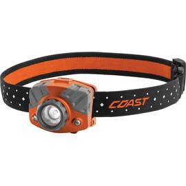 Coast® FL75R Rechargeable 530 Lumen Dual Color Twist Focus™ LED Headlamp, Orange