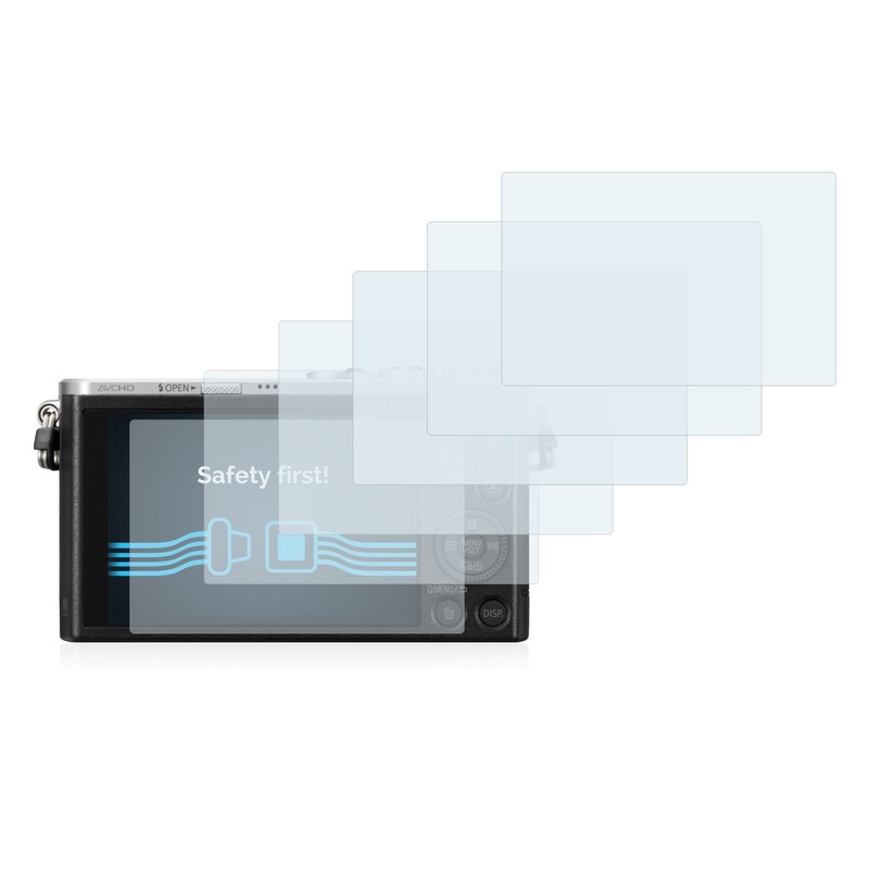 6x Savvies screen protection film for Panasonic Lumix DMC-GM1 Screen