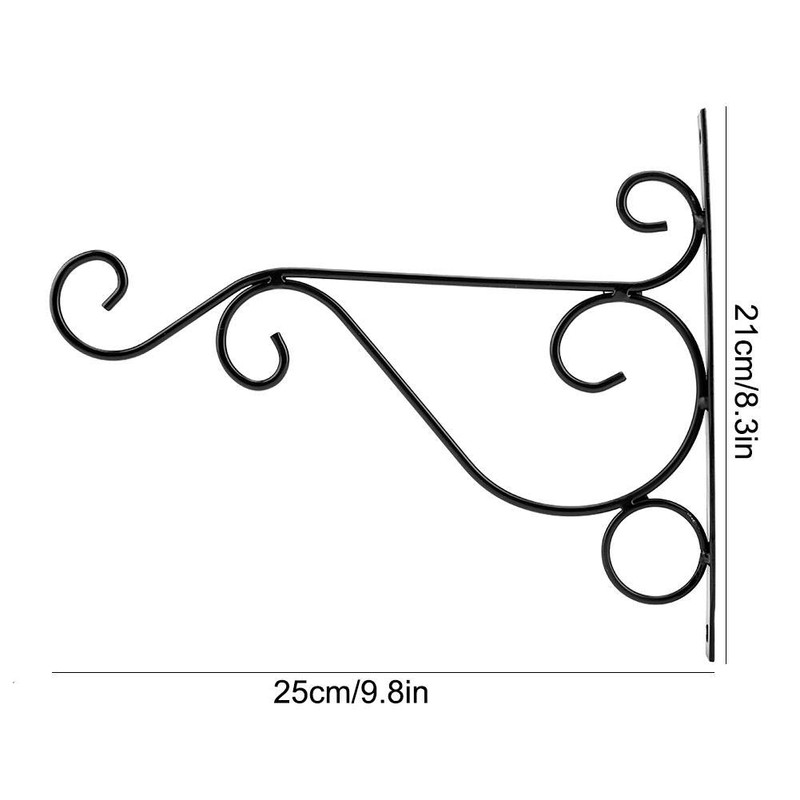 Haofy Plant Hanger Bracket, Iron Plant Hook Hanging Wall Hanger