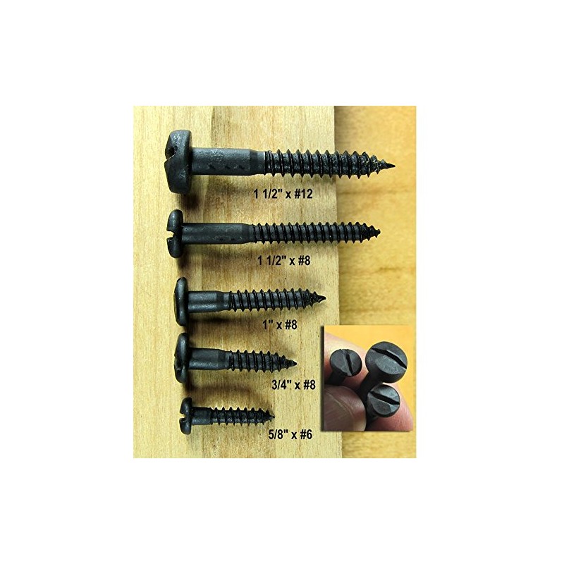Rustic Pyramid Head Wood Screws 100 Pack of #12 X