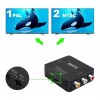 NOMARCA Adaptador Hdmi A Rca Av 1080p Convertidor De Audio
