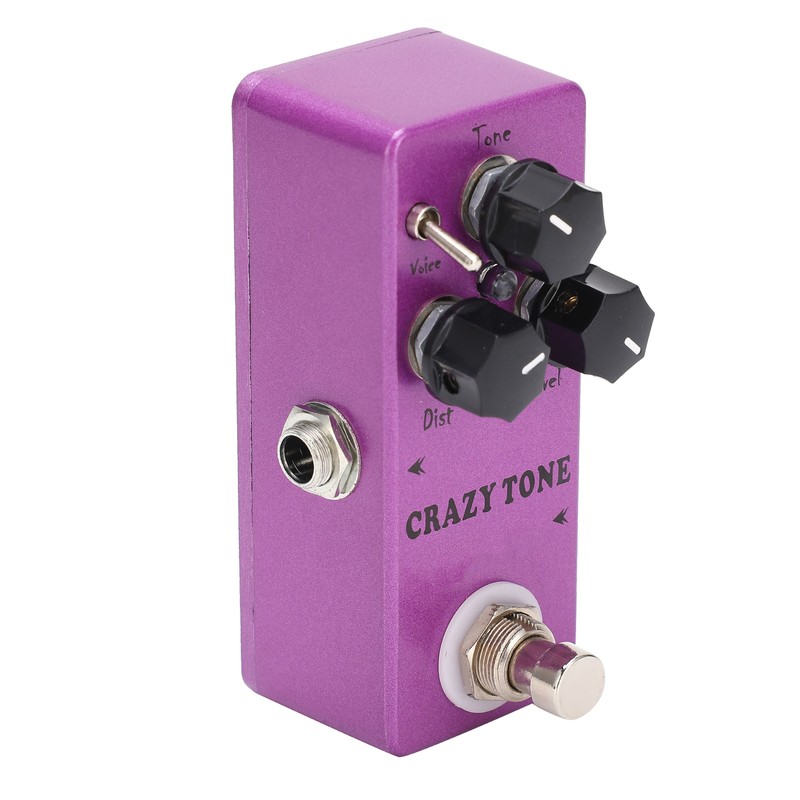 Distortion Guitar Effect Pedal Crazy Tone Fully Analog Circuit Accessory