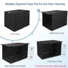 Deblue Heavy-Duty Dog Crate Cover, Privacy Pet Kennel Cover Universal