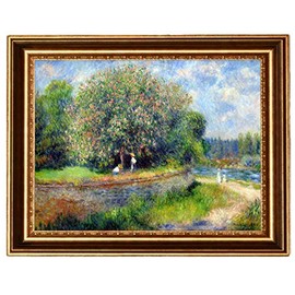 ELITEART-Pierre Auguste Renoir (Medium(SF801), Chestnut Tree in Bloom)