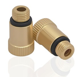 10mm Tester Spark Plug Adapter Compression Tester Adapter Engine Diagnostic Tool for Petrol Cylinder Leak Down (2PCS)