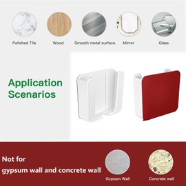 OkeMeeo Adhesive Wall Mount for Wyze Cam V4 and Wyze Cam V3, No-Drill Mount, Strong Tape Mount (White, 3 Pack)