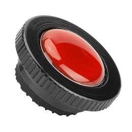 Topiky Quick Release Plate, Round Aluminium Alloy Quick Release Plate with 1/4 Inch Standard Screw, Specially Designed for Compact Action Tripod (Red)