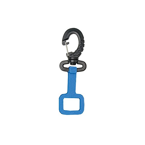 Innovative Rubber Octo-Holder With Clip (Blue)