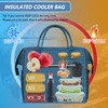 IDEATECH Large Insulated Lunch Bag for Men, Blue, Reusable Cooler
