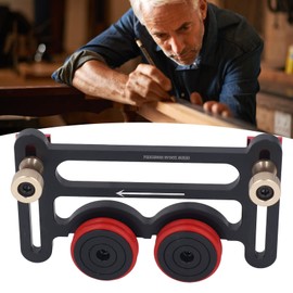 Woodworking Bearing Roller Guides for Table Saws with Sliding Blocks, Double Wheel Bearing Guide Roller for Table Saws, Router Tables, Band Saws