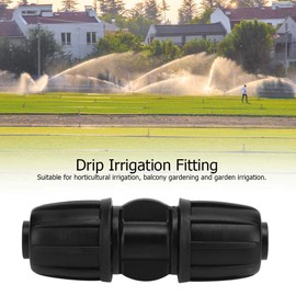 Straight Water Connector, 10 Pieces Straight Water Connection for 16 mm PE Hose Irrigation Straight Water Pipe Connector Pipe Connection Fitting