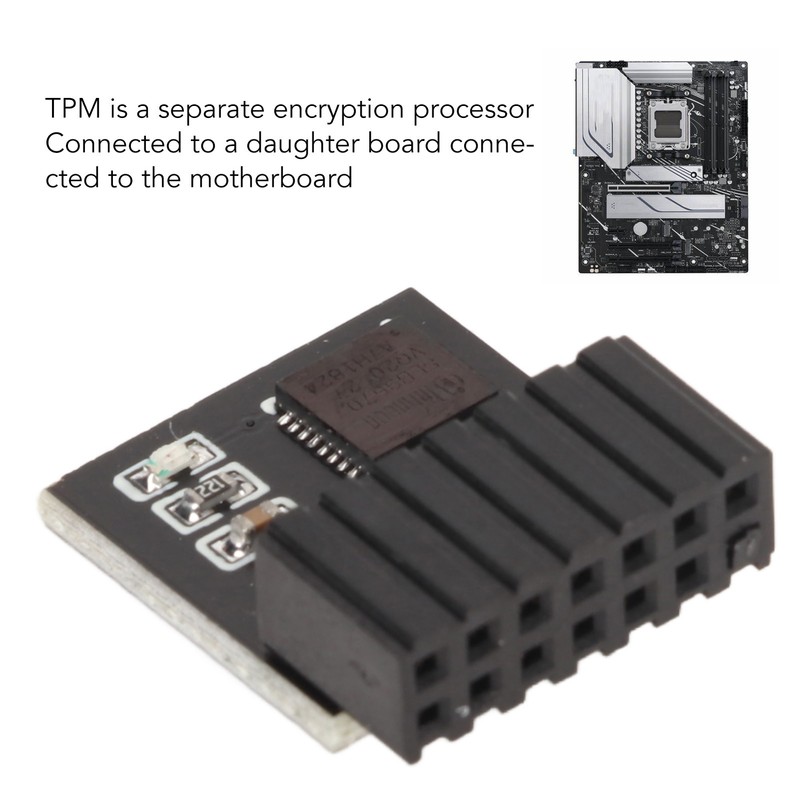 TPM 2.0 Module 14 Pin SPI Encryption Secure Storage Remote