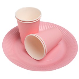 Pro Tablecloth 89114i 15 Cups 20cl Cardboard Pink