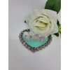  Subtle violet handmade nail tips - Long nose pin