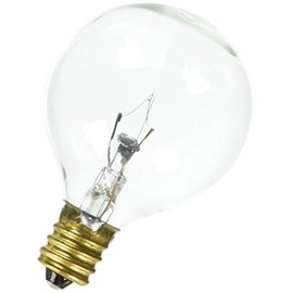 Westinghouse 0383100, 10 Watt, 120 Volt Clear Incand G12.5 Light Bulb, 1500 Hour 58 Lumen