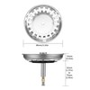 HUAERSICO Blanco Kitchen Sink Drain Plug 79 mm - Sink