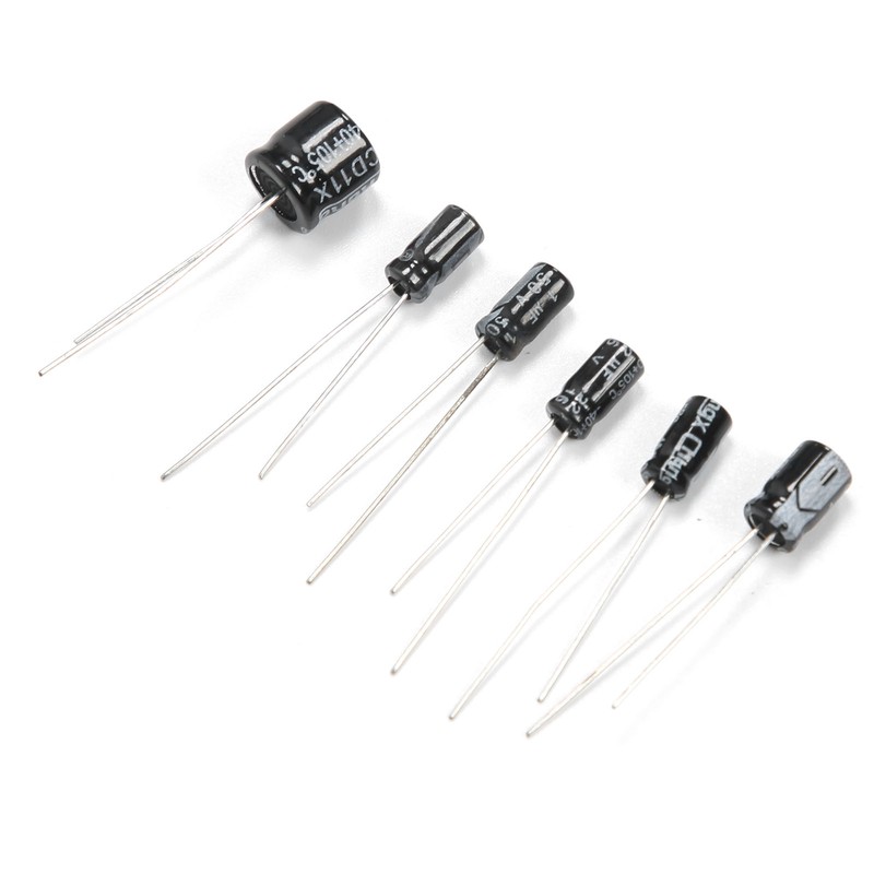 Electronic Component Kit LED Diodes 30 Values Resistors Ceramic Capacitor