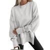 ANRABESS Women Oversized Sweatshirts Thumbhole Long Sleeve Hoodies Shirts 2025