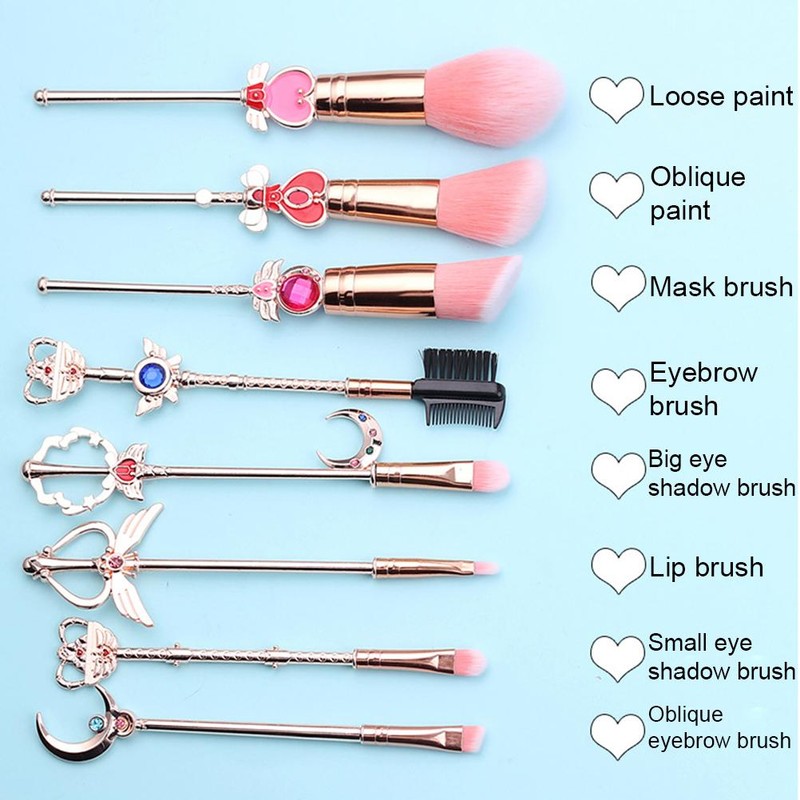 Makeup Brush Set Anime Cosmetic Make Up Brush Tool Kit
