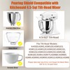 Secure Pouring Shield for KitchenAid 4.5-5QT Tilt-Head Stand Mixers, Dishwasher