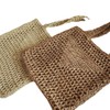 Handmade Straw Bag Travel Beach Fishing Net Handbag Hollow Casual