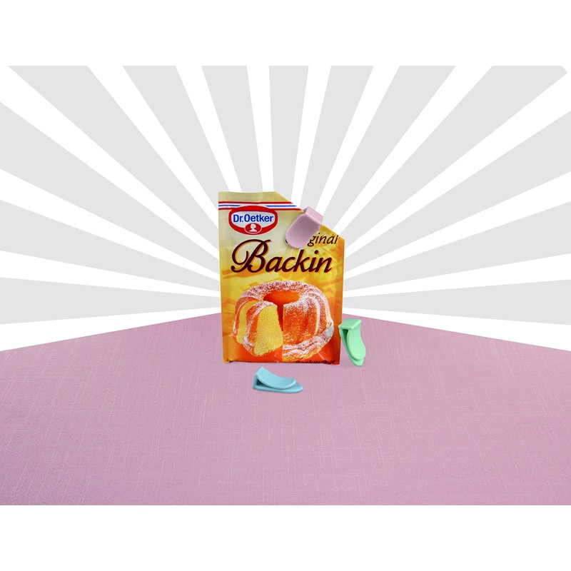 Dr. Oetker Mini Bag Clip (Colour: Pink, Light Green, Light