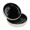roro Ceramic Tableware, Assorted Sets, Rustic White and Glossy Jet-Black