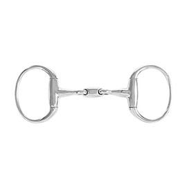 HORZE Oval Link Eggbutt Snaffle Bit - 4 1/2