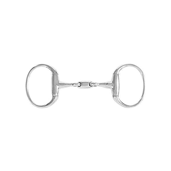 HORZE Oval Link Eggbutt Snaffle Bit - 4 1/2