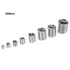 200pcs 304 Stainless Steel Thread Insert M3-M12 Inner Thread Insert