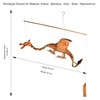 Tokoindah Handgefertigtes Bambuswindspiel aus Naturmaterialien – Auswahl: Drache, Vogel, Eule