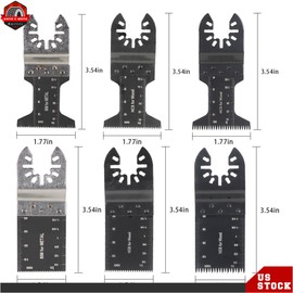 berliii Metal Wood Universal Oscillating Multitool Quick Release Saw Blades Kit 48 pcs