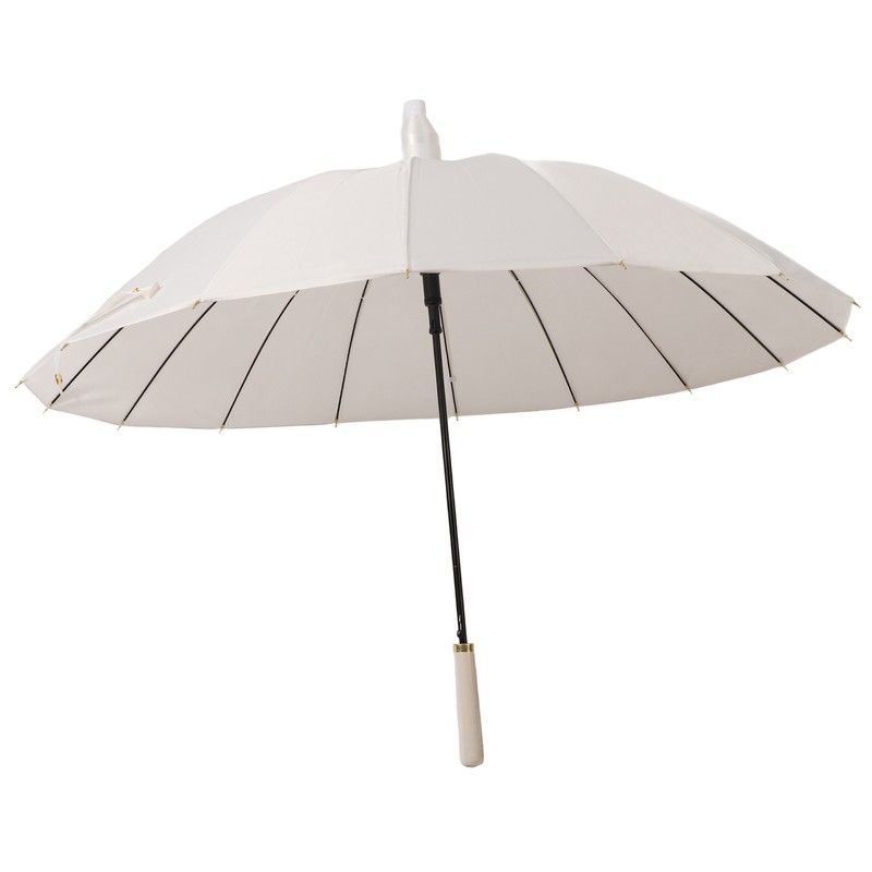 Large Umbrella Automatic Open 16 Ribs Waterproof with Cover Long