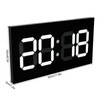 Acrylic 3D Wall Clock Remote Control Electronic Clock Convex Body