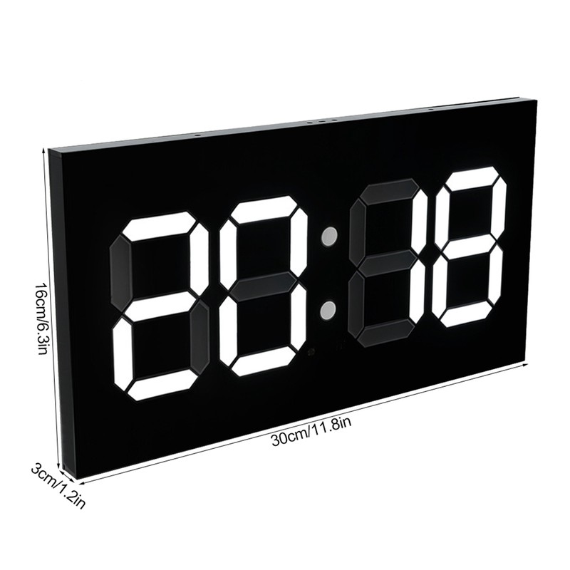 Acrylic 3D Wall Clock Remote Control Electronic Clock Convex Body