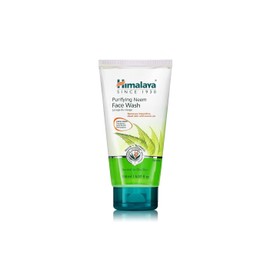 Himalaya Purifying Neem Face Wash, Normal to Oily Skin, Turmeric, Vegan, Cruelty Free, Soap and Paraben Free, Dermatologically Tested, SLS/SLES Free, 5.07 Fl Oz, 150 mL, 1 Pack