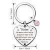 QMVMV Sister Gifts Sister Keyring for Women Girl Birthday Christmas