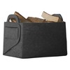 Rubberneck Multi-Purpose Felt Basket, Foldable Storage Bag with Two Handles,