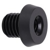 Alomejor Billiard Cue Rubber Bumper Pool Cue Block Butt Connected