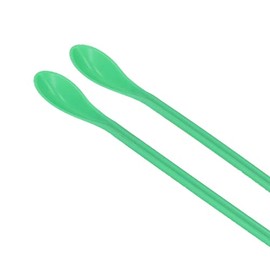 20 Piezas Cuchara de Doble Punta Mini Cucharas de Muestreo de Plástico para Laboratorio